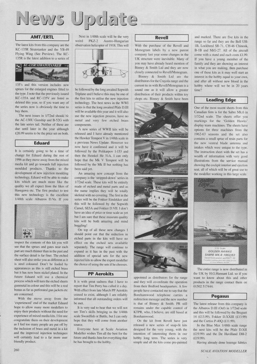 Scale Aviation Modeller International 1996-05